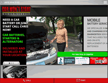 Tablet Screenshot of carwontstart.net